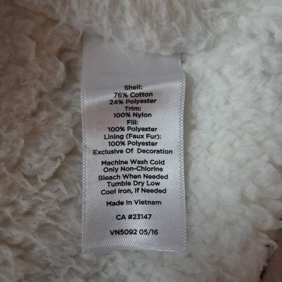 Talbots Sherpa Lined Vest Women's Plus Size 3X Blue Full Zip Warm Outdoor Preppy - Picture 8 of 8